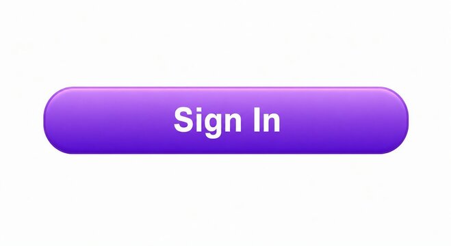 Purple modern sign in button with sign in text