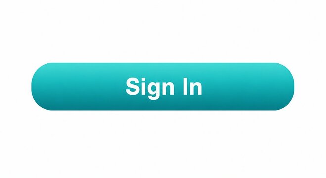 Modern rounded sign in button with sign in text