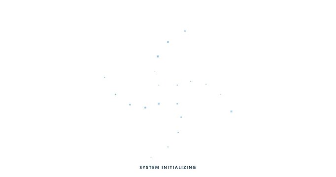 Digital System Boot Square Interface Graphic Minimalist Geometric Lines