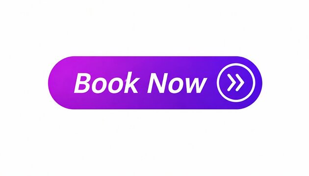 Modern purple book now call to action button with arrow icon
