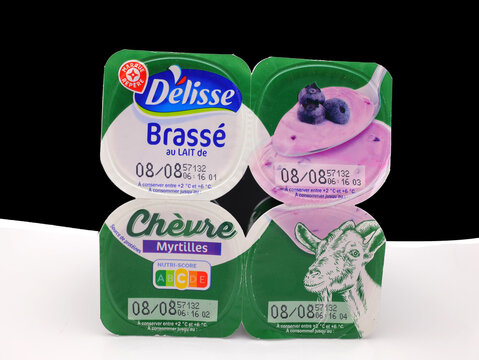 Yaourts brass&eacute; au lait de ch&egrave;vre de Leclerc
