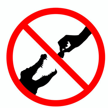 Do not feed the animals icon