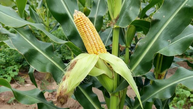 t44219 mp4 Premium 4K close-up video showcasing oversized Peruvian giant corn kernels highlighting their unique physical structure rich texture and historical agricultural heritage within