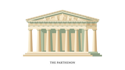Fototapeta premium The Ancient Parthenon Temple Architecture of Greece