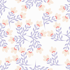 Fototapeta premium seamless floral pattern