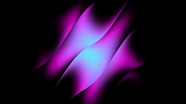 Pink light streaks transition across a dark background