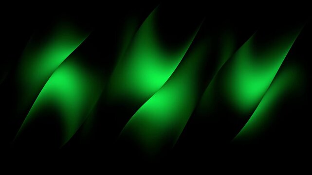 Green abstract lines create a dynamic vector background