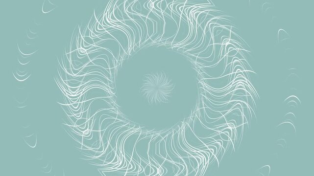 Abstract White Particle Spiral Motion Graphic