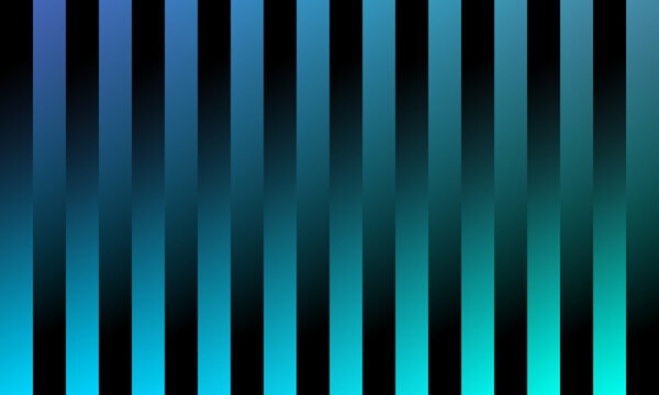 Abstract Dark Blue and Cyan Vertical Gradient Stripe Background with Modern Geometric Lines and Soft Glow