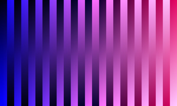 Blue Purple and Pink Vertical Gradient Stripes Background with Colorful Neon Line Pattern