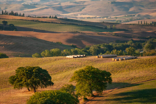 Panorama in Val d'Orcia