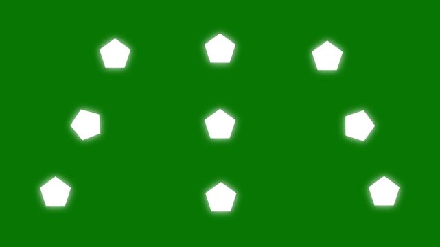 Star twinkling animation,stars flat vector doodle sparkle glowing light trails 2D shining twinkle,sparkle trail, white twinkling stars line,  green screen, 4K background