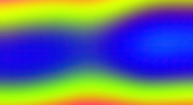 Abstract thermal heatmap gradient background, neon blue and lime green energy wave texture for gaming backdrop and cyber template, 