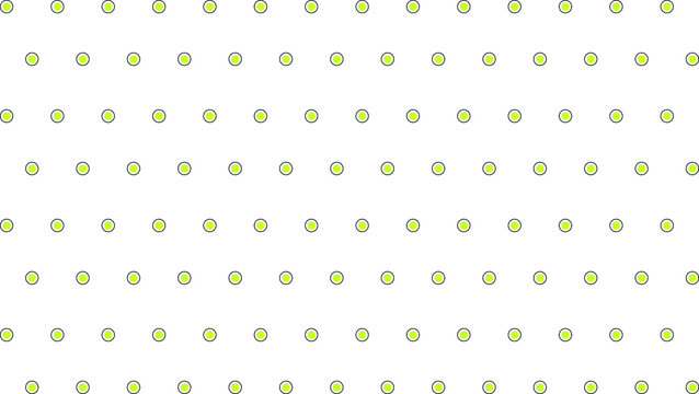 Seamless pattern with small yellow hexagon shapes arranged in a repeating geometric grid layout