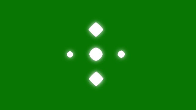 Twinkle stars sparkling on, magical night sky festive sparkle glow effect, glowing light on transparent alpha channel video and chroma green screen background. 4k