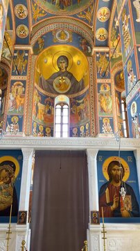 Interior of Orthodox church