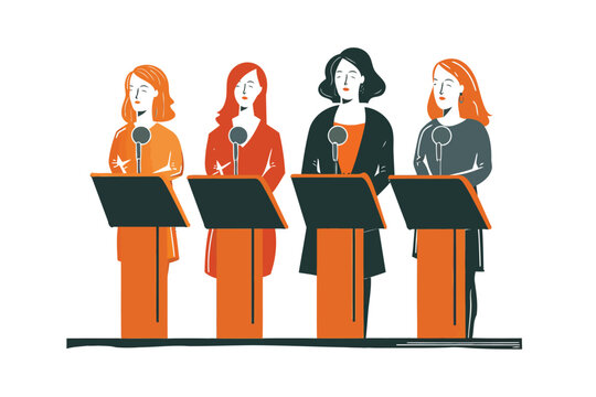 Womens Leadership Conference Speakers isolated