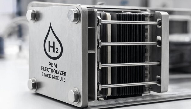 Industrial PEM Electrolyzer Stack Module for Green Hydrogen Production
