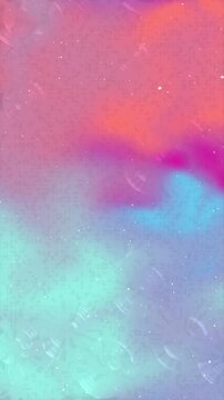 Abstract background with soft pastel colors and a vintage film grain texture effect.