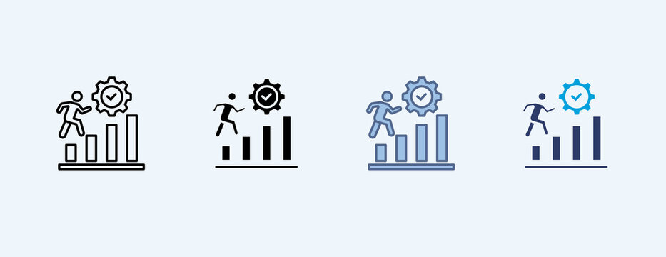 Integration Multiple Icon Illustration Vector, Contains people