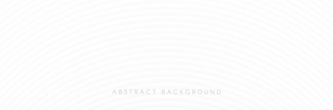 Minimal white abstract background with soft curved lines. Subtle wave pattern. Clean modern design for presentation, website, business, technology or branding. Vector Illustration.