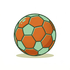 Naklejka premium soccer ball isolated on white