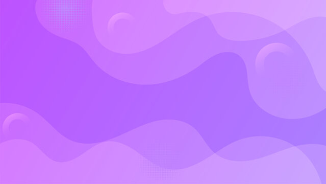 Abstract purple background with smooth flowing liquid waves and dynamic fluid shapes for modern design