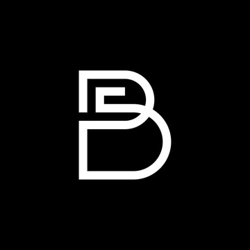 Sleek, modern, and futuristic 'BS or SB' monogram with bold curves. Unique and elegant design for global trade, fintech, and data analytics.