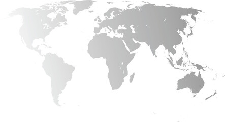 Fototapeta premium World map vector showing all countries in with borders. Perfect for infographics, data visualization, presentations, or educational use. World map, map, earth.