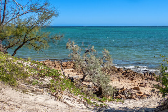 View from Coastal Southwestern Madagascar across the Mozambique Channel