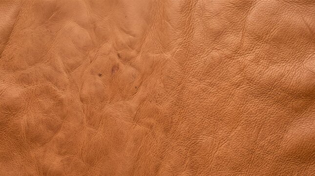 Brown Leather Texture Background with Natural Grain