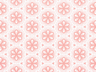 Fototapeta premium Abstract unique floral mandala pattern background