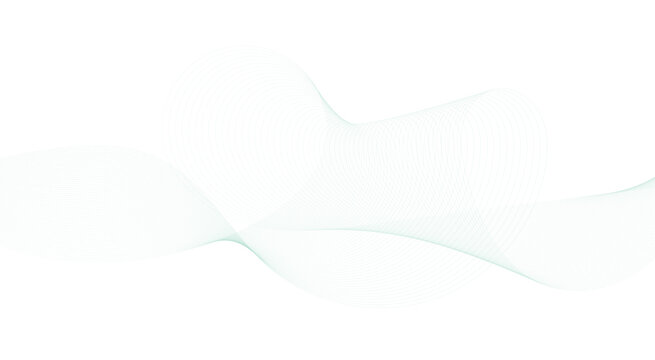 Abstract wavy stripes on a white background isolated. Wave line art, Curved smooth design. Vector illustration EPS 10.