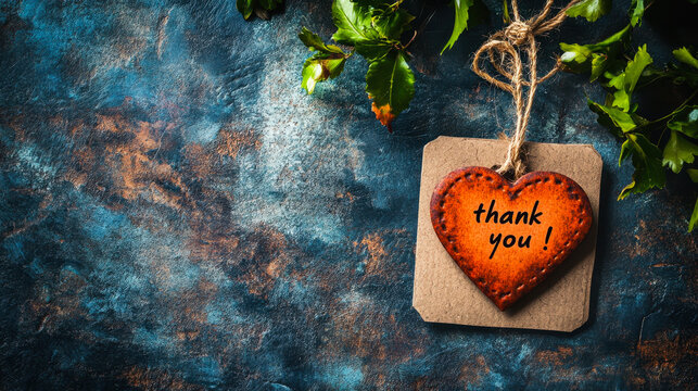 Little flowers, colored feathers, leaves next to a red heart with painted pink and white hearts and the words Love you