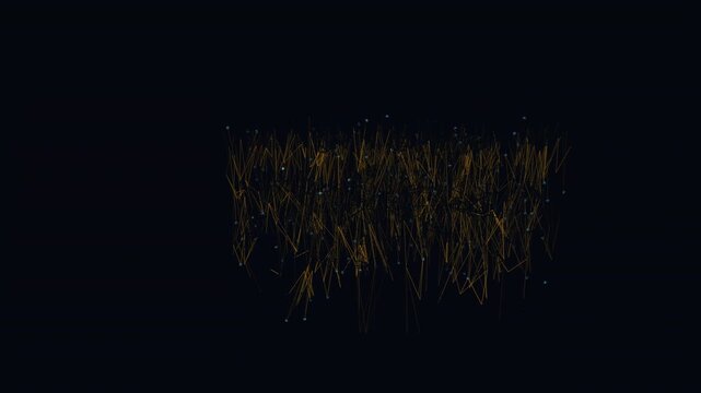 Data network nodes and lattice structure reorganize in a seamless loop