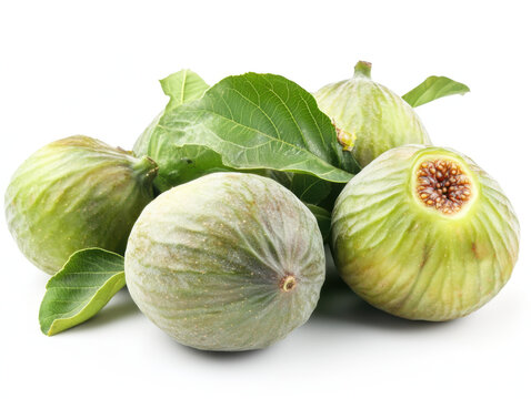 Figs collection isolated on white background.