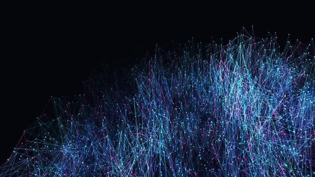 Data lattice nodes reorganize in a seamless digital network
