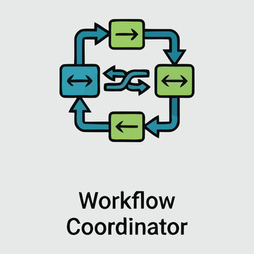 Workflow Coordinator Process Management Illustration