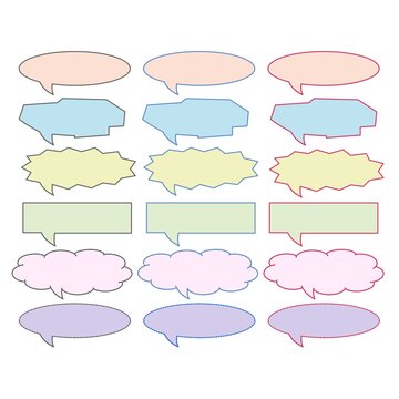 長めの吹き出し