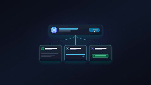 Autonomous artificial intelligence task decomposition planner with progress tracking