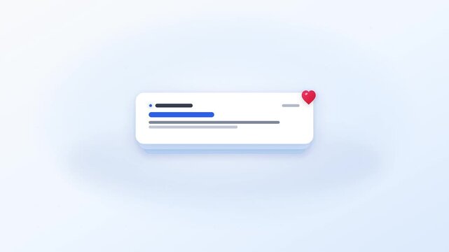 Stacked push notification card deck with floating layers and animated alert badge