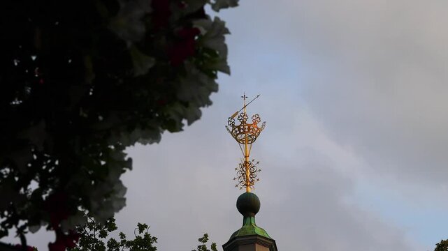 the famous crown of siegen germany 4k video