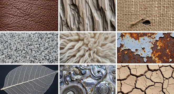 Texture samples collage