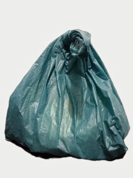 garbage bag isolated on white