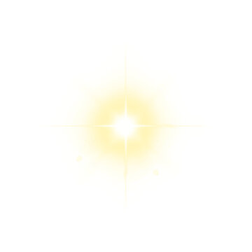 Sparkling Star Burst Gold Effect
