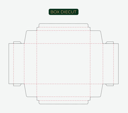 Customize box diecut design packaging