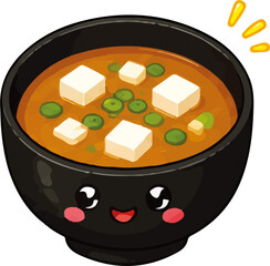 Japanese food sticker icon set featuring ramen, sushi, rice bowls, chopsticks, and adorable kawaii food characters. Perfect for stickers, packaging, menus, branding, social media, and digital designs. © iDeaCraft