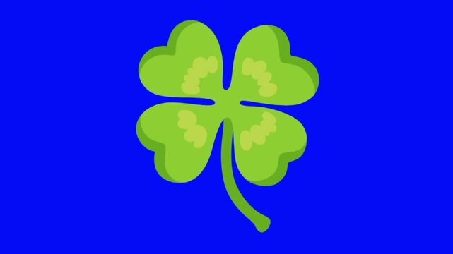 Four Leaf Clover 2D Animation