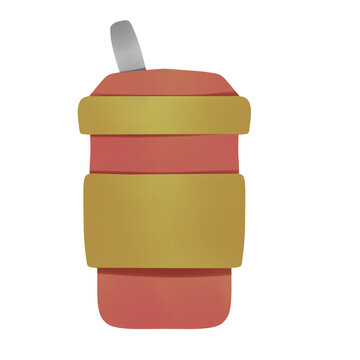 coffee cup white background
