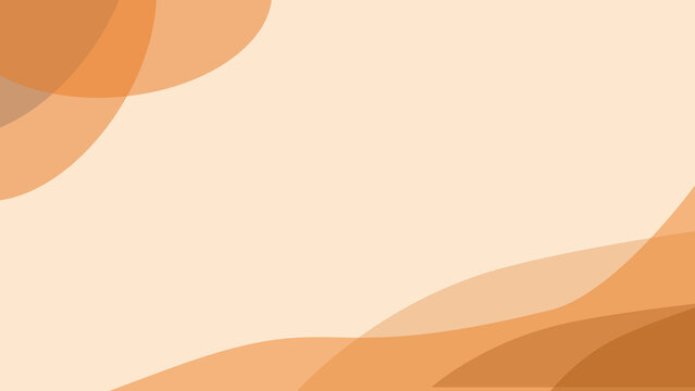 Autumn Abstract Business Background with Circular Accents and Curved Lines